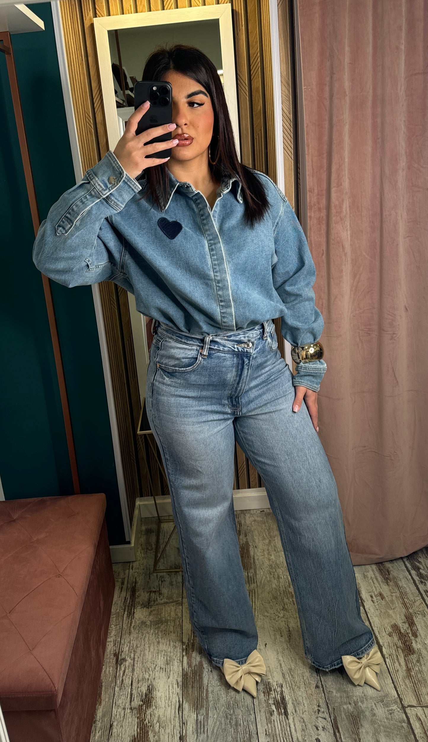 Jeans asymmetrical