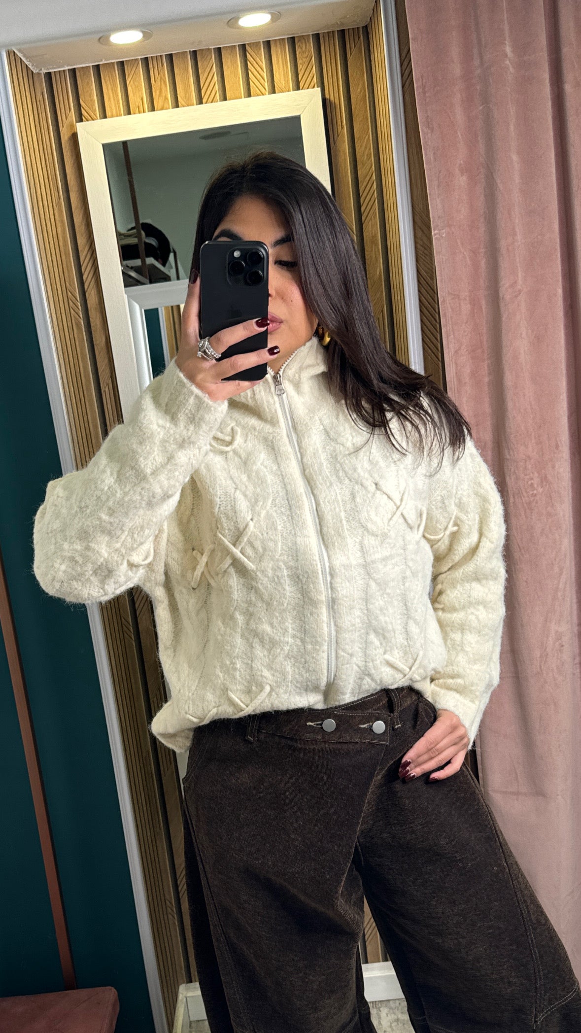 Pullover con zip