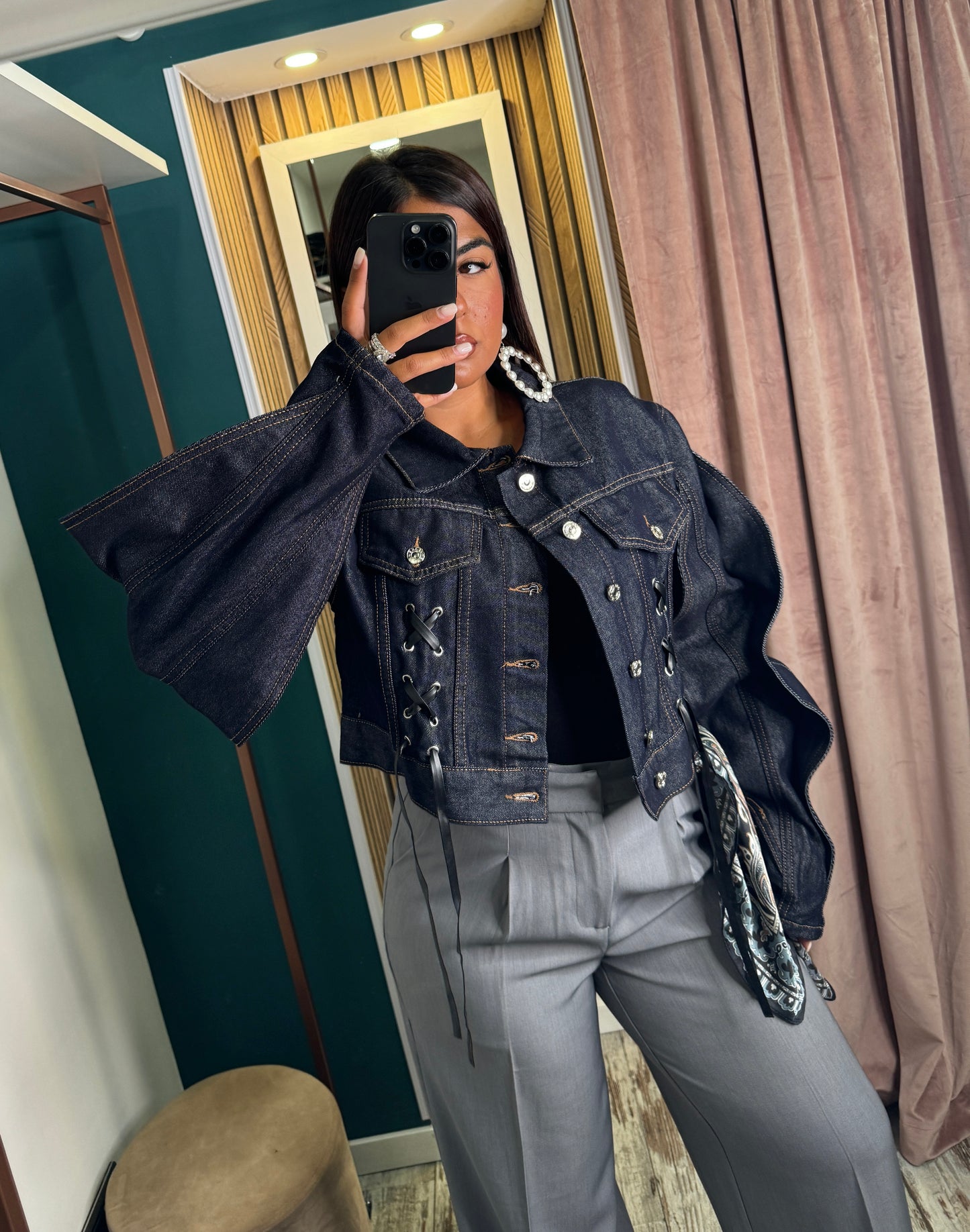 Giacca denim premium