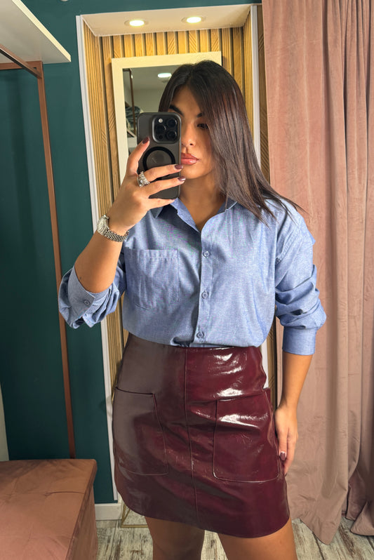 Minigonna Cocco bordeaux