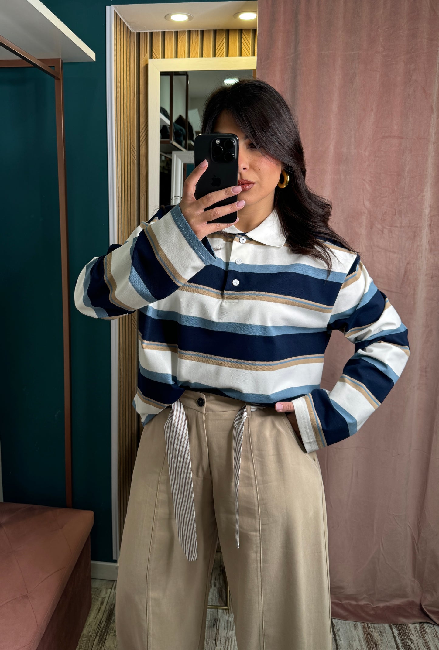 Polo blue marine