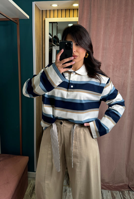 Polo blue marine
