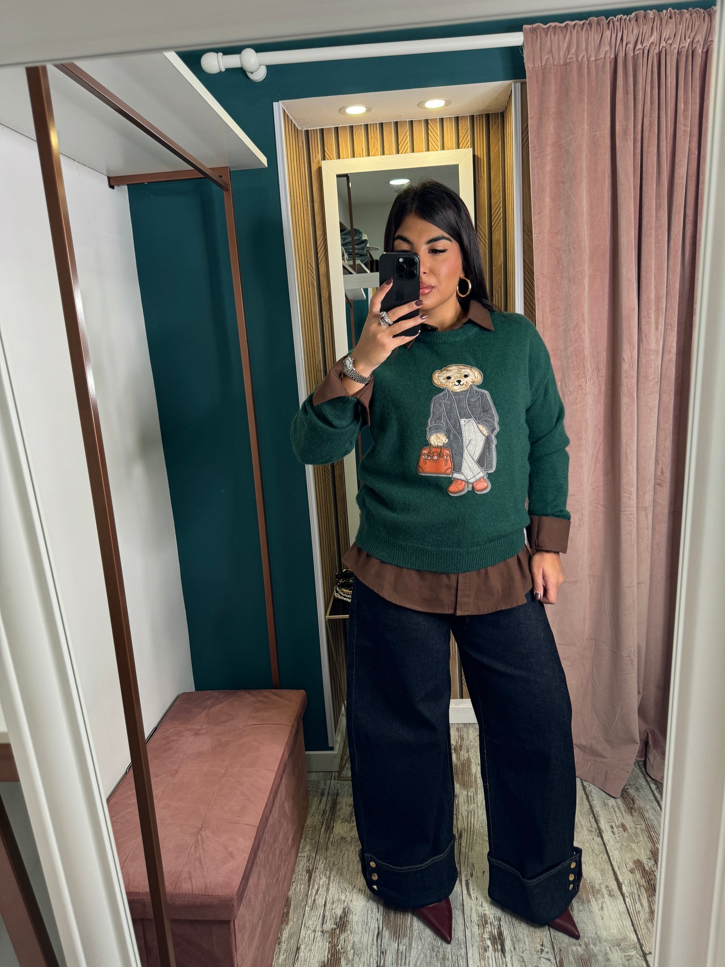 Pullover Bear girocollo