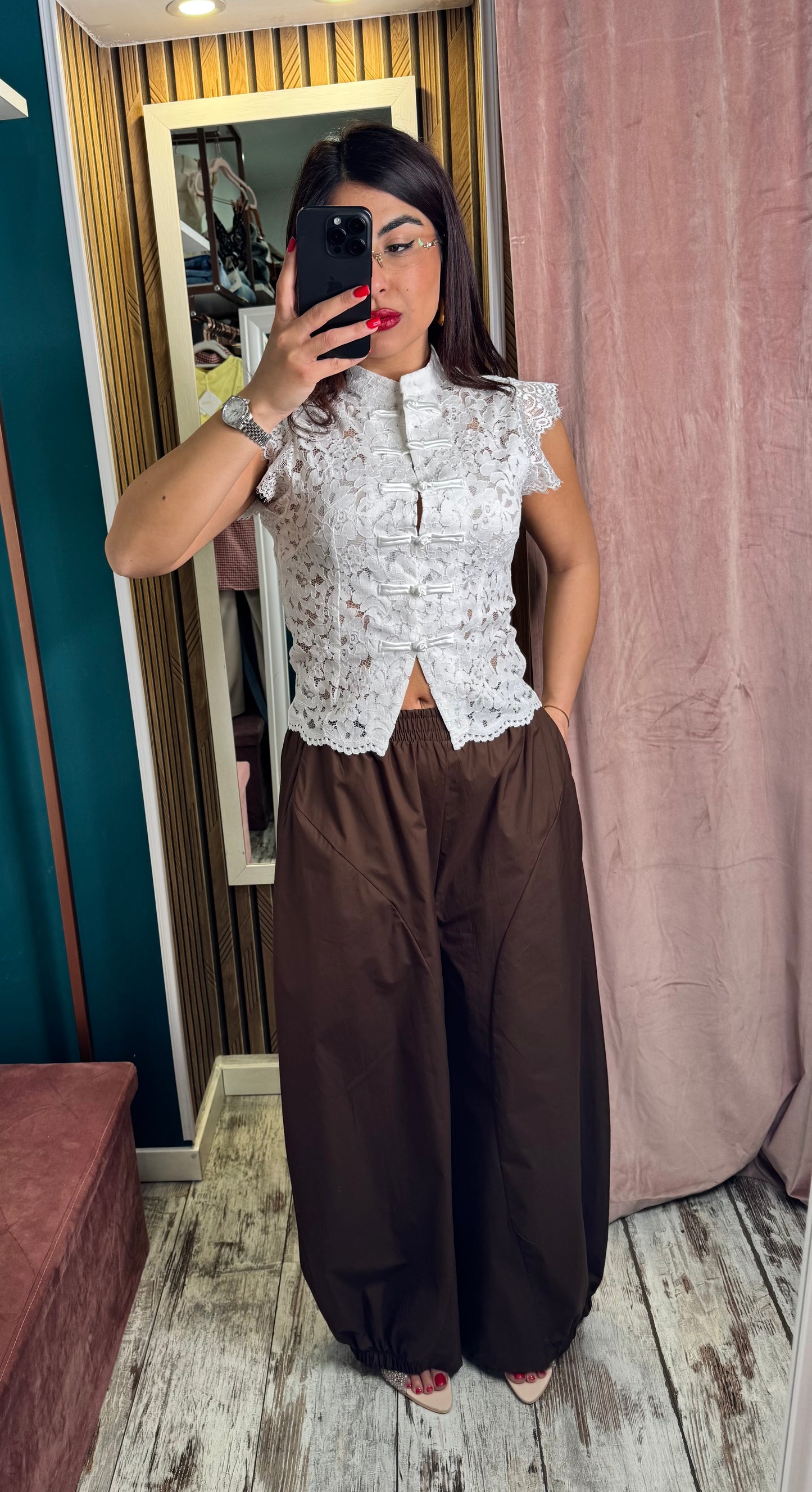 Pantaloni ballon cotone
