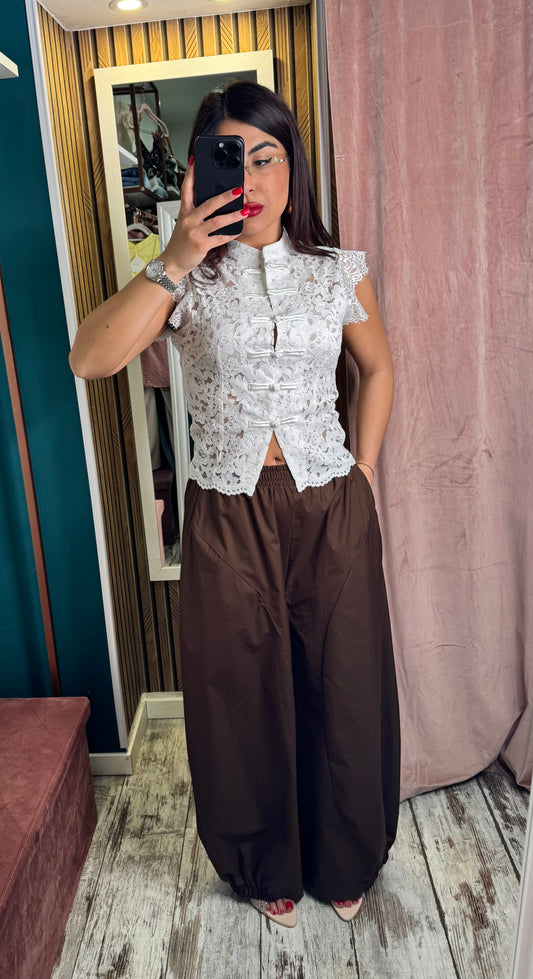 Pantaloni ballon cotone