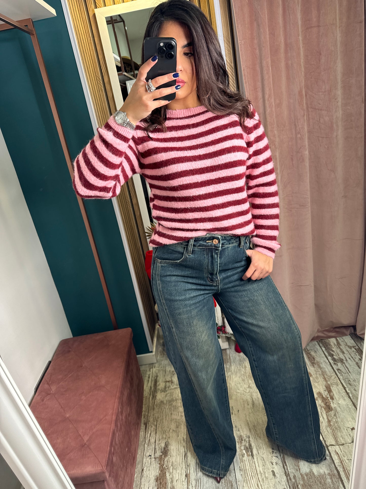 Jeans WideLeg sabbiato