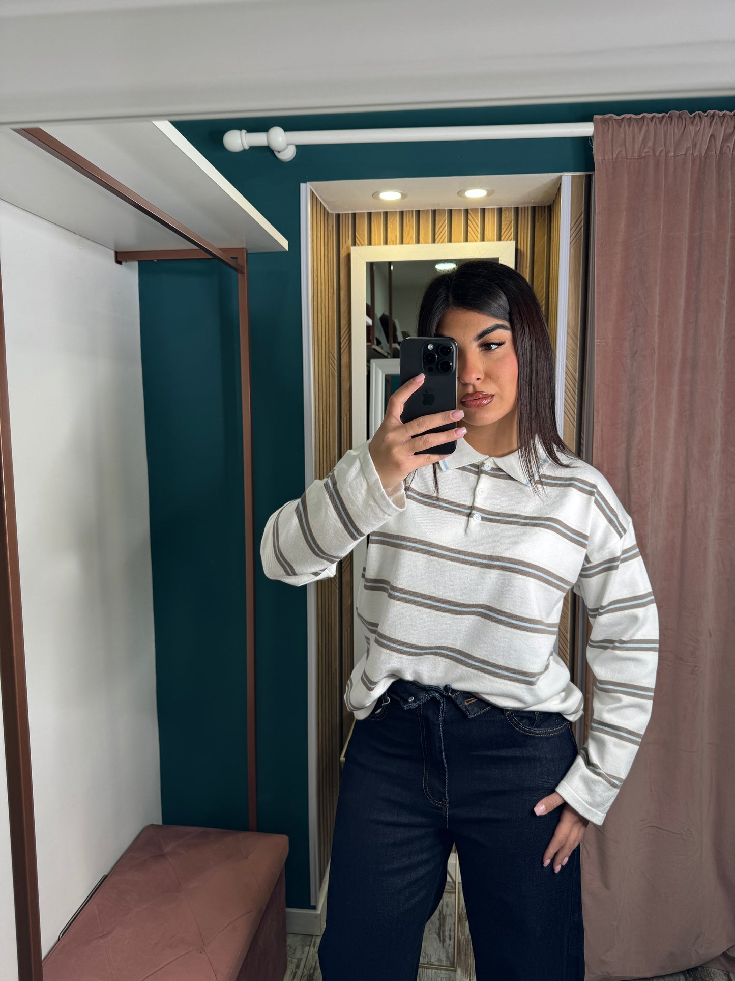 Polo filo righe