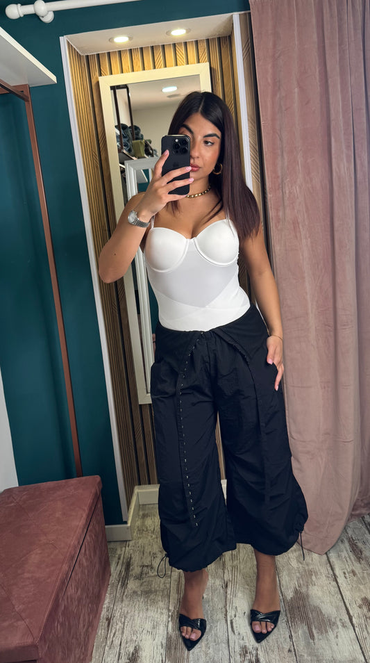 Pant parachute black