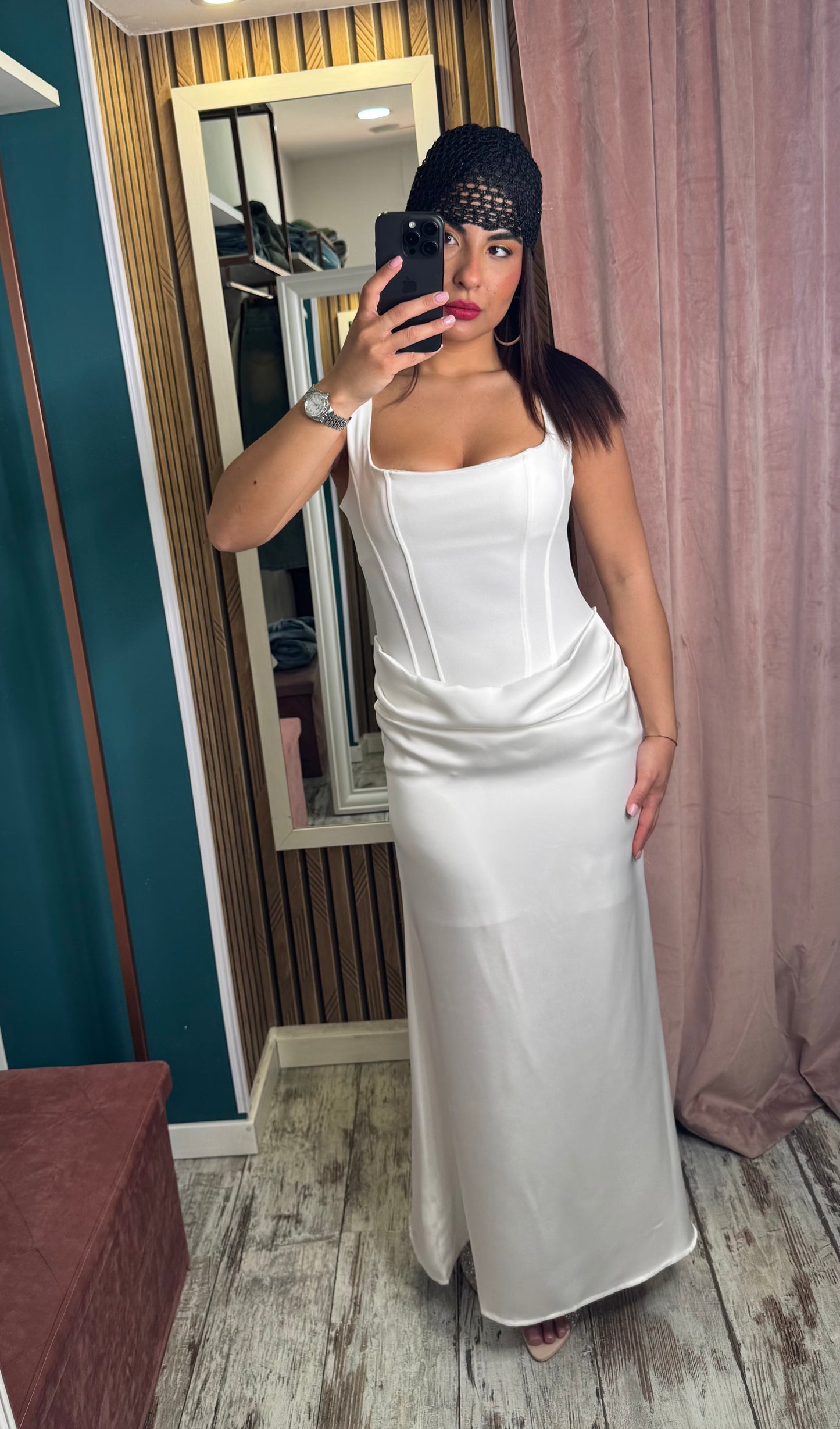 Vestito Leonnie bianco