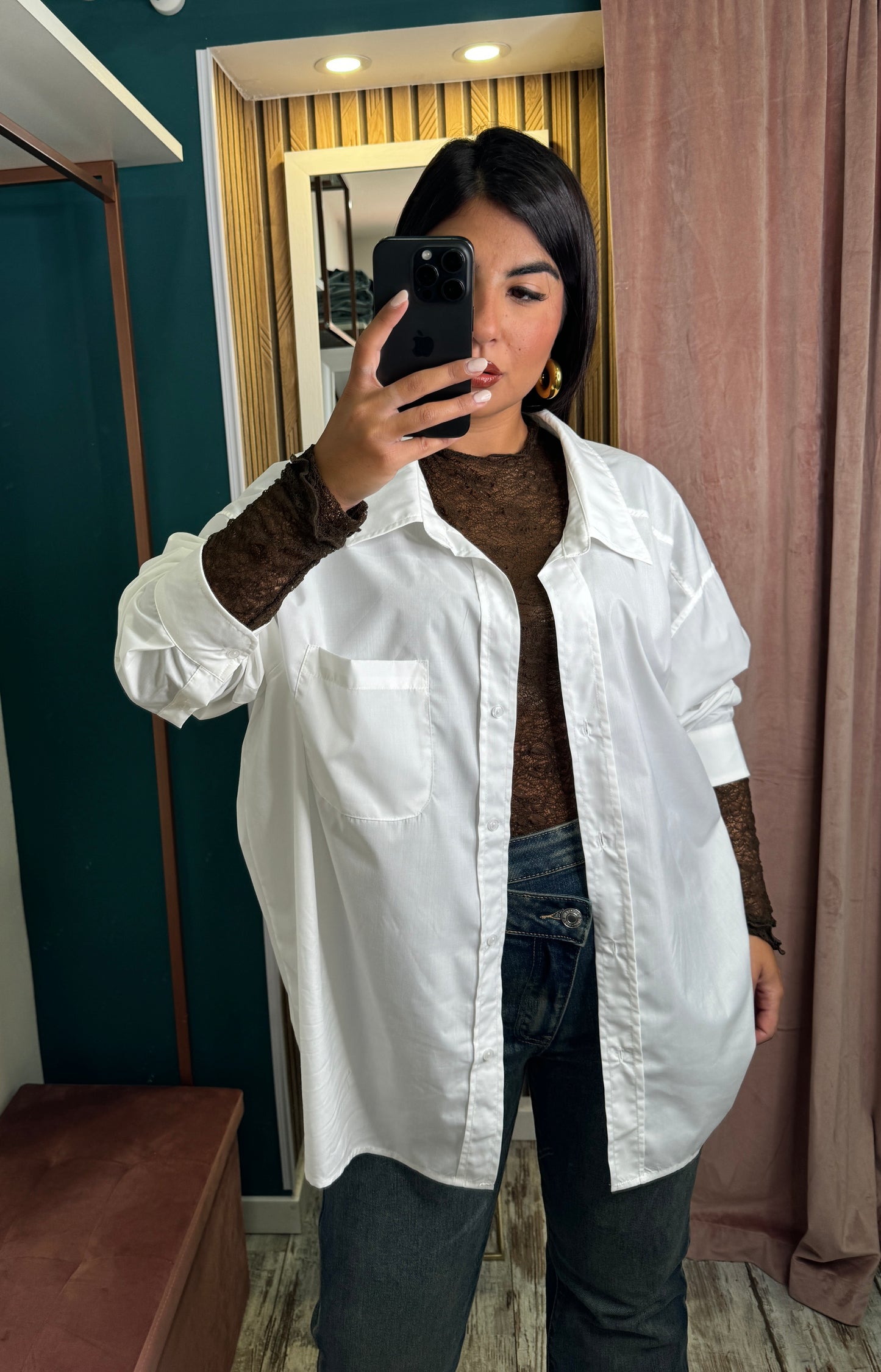 Camicia cotone bianca