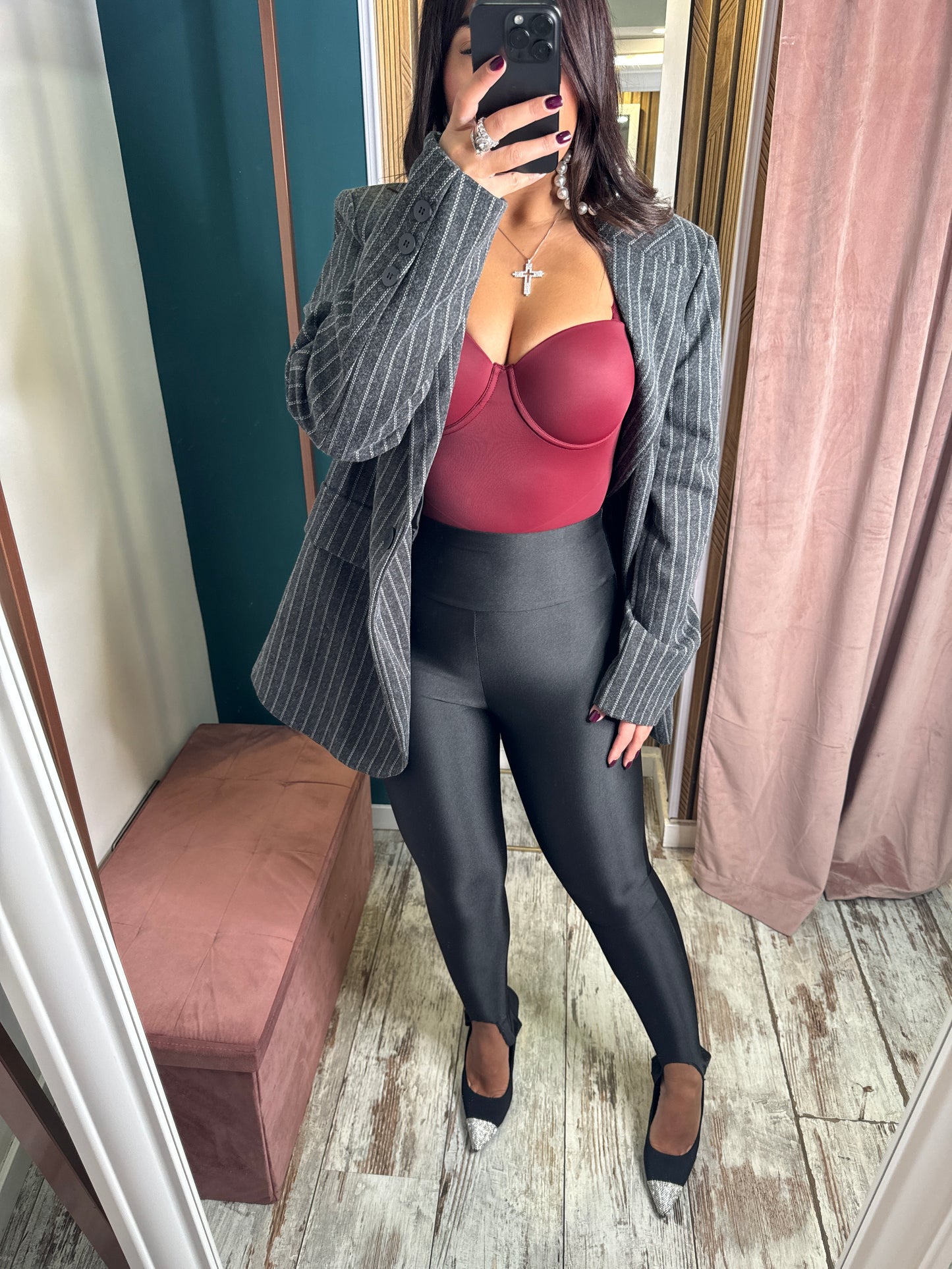 Body modellante bordeaux