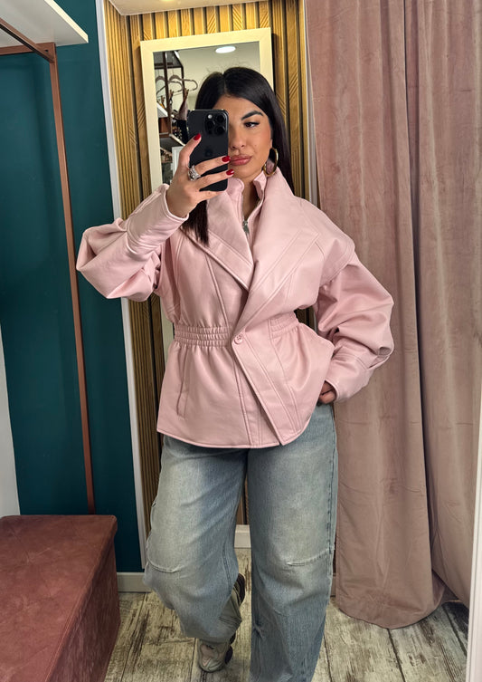 Giubbino avvitato Pink