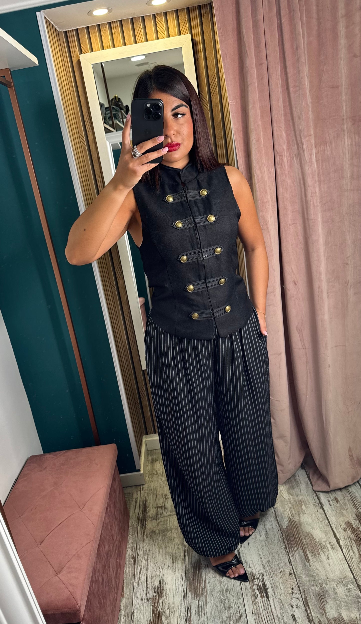 Pantaloni righe fresh