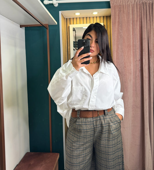 Camicia cotone bianca