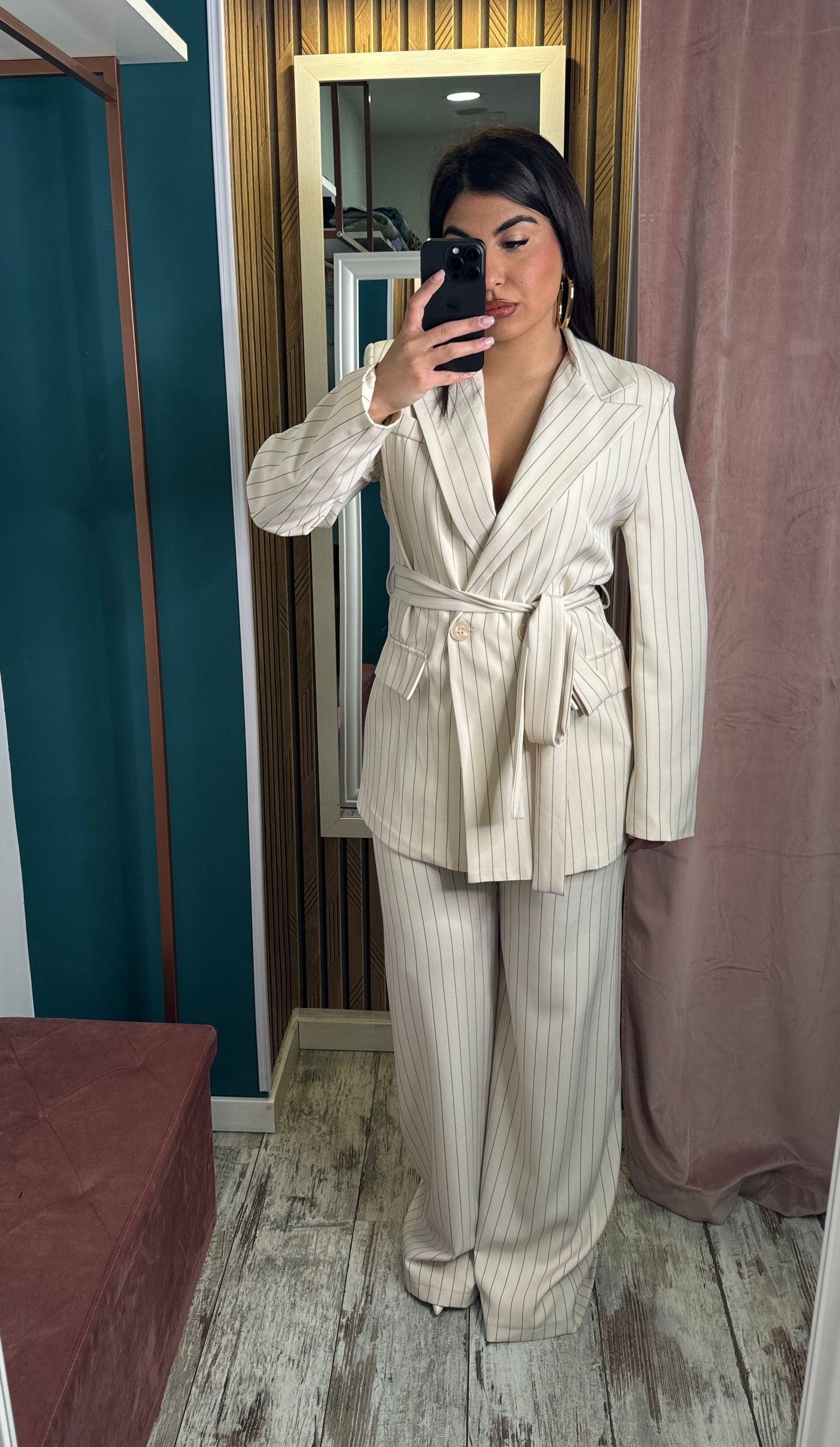 Tailleur righe Dafne