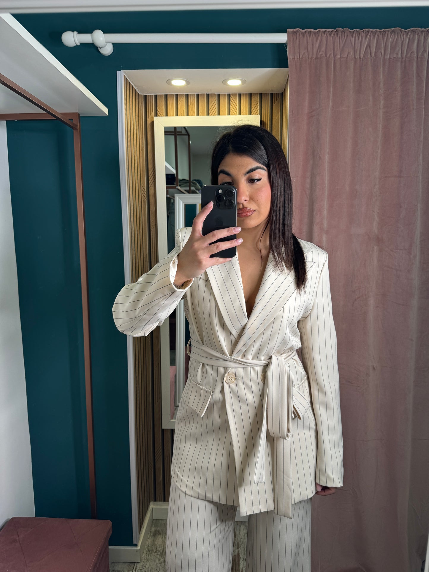 Tailleur righe Dafne