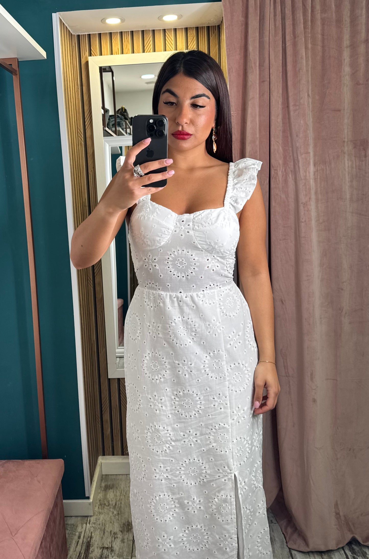 Vestito San Gallo Bianco