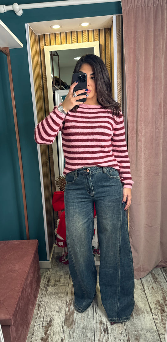 Jeans WideLeg sabbiato