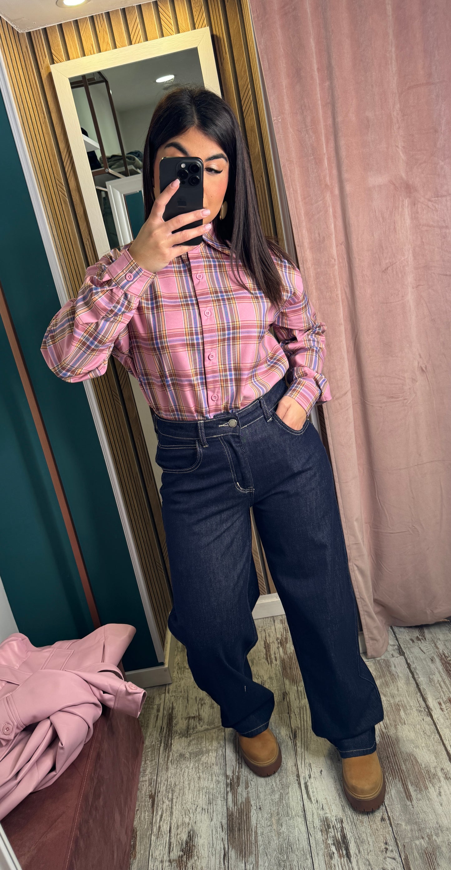 Jeans impunture bianche
