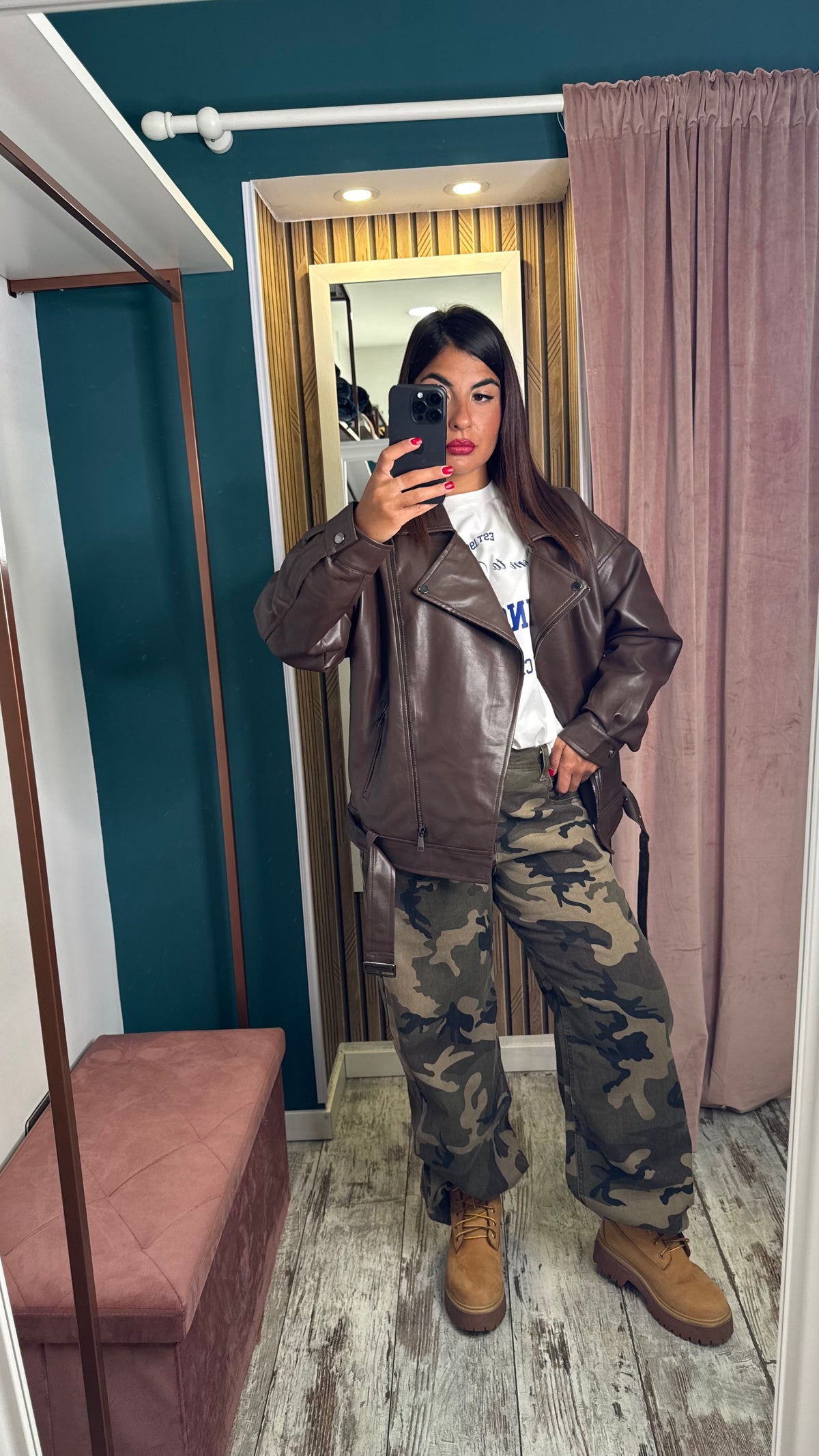 Biker ecopelle
