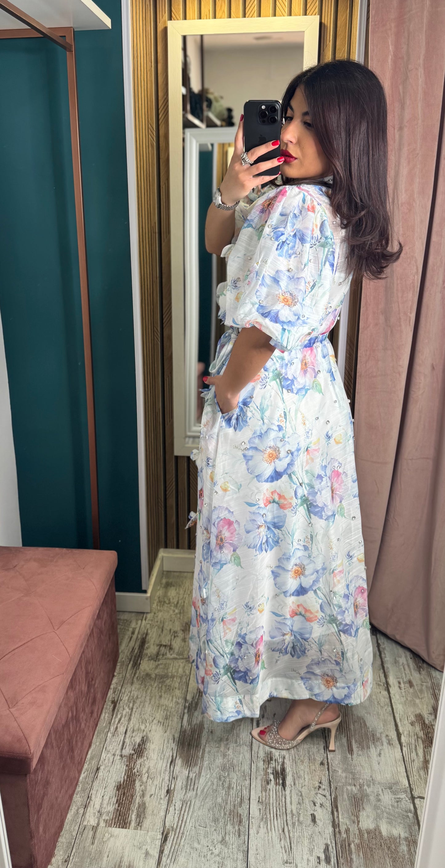 Vestito lungo flowers