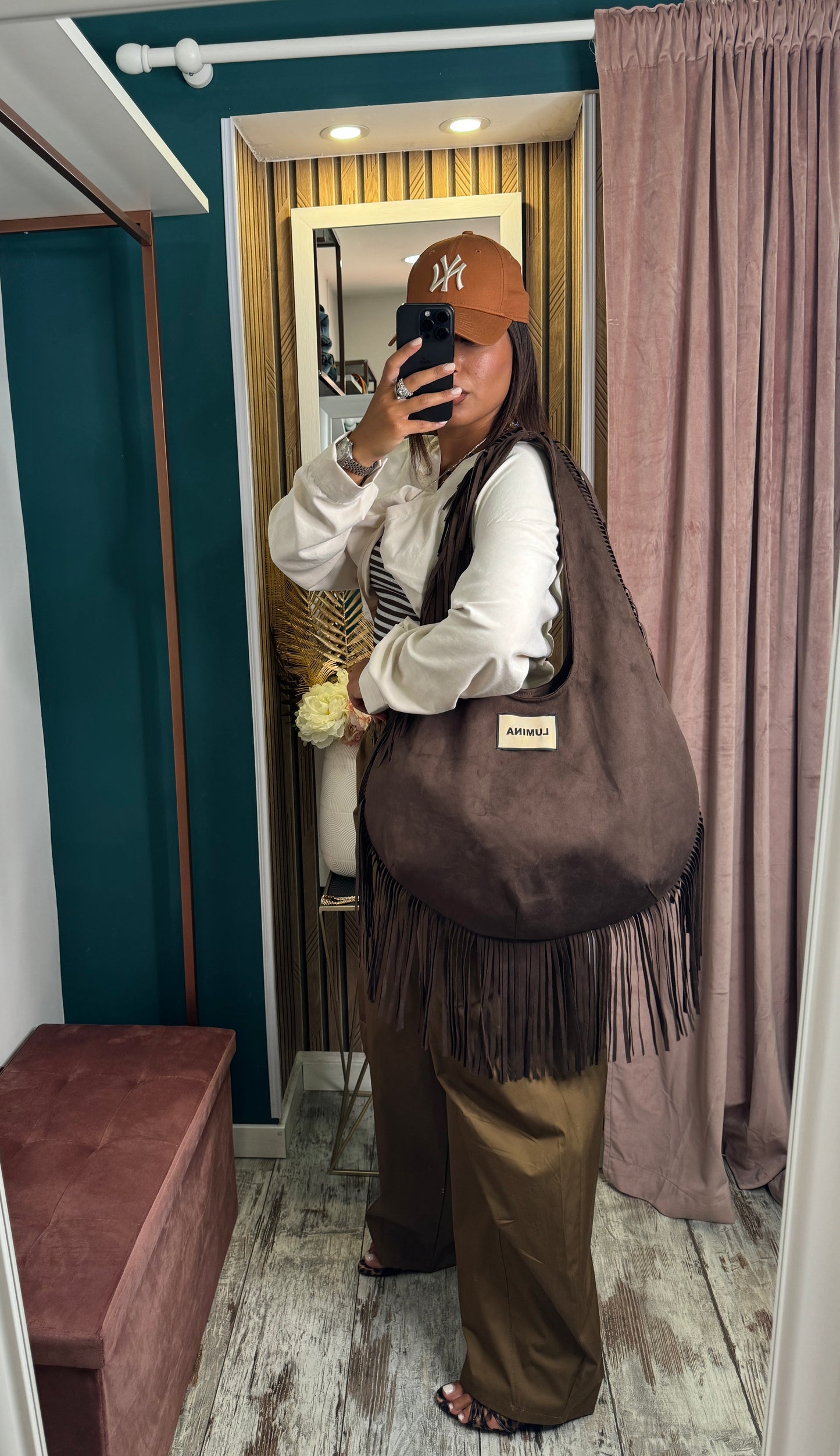 Borsa Lumina frange