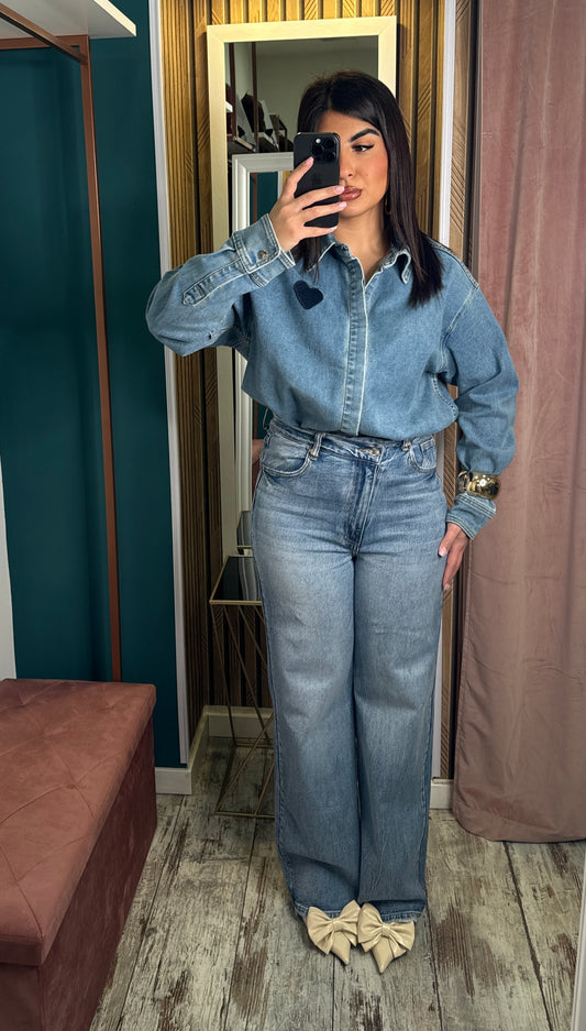 Jeans asymmetrical