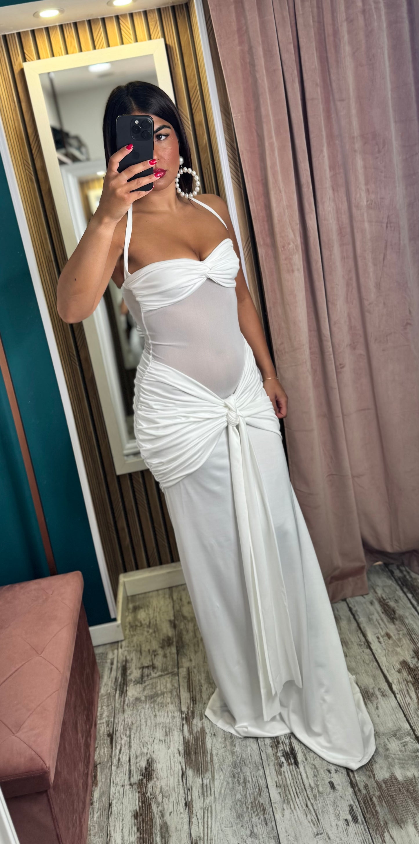 Vestito White Dea