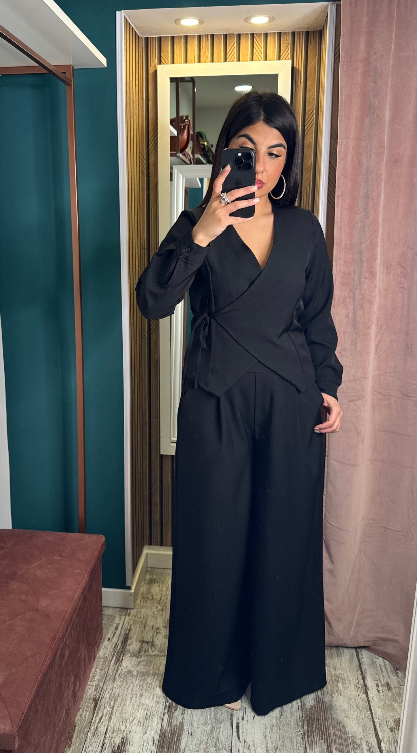 Coordinato Elena nero