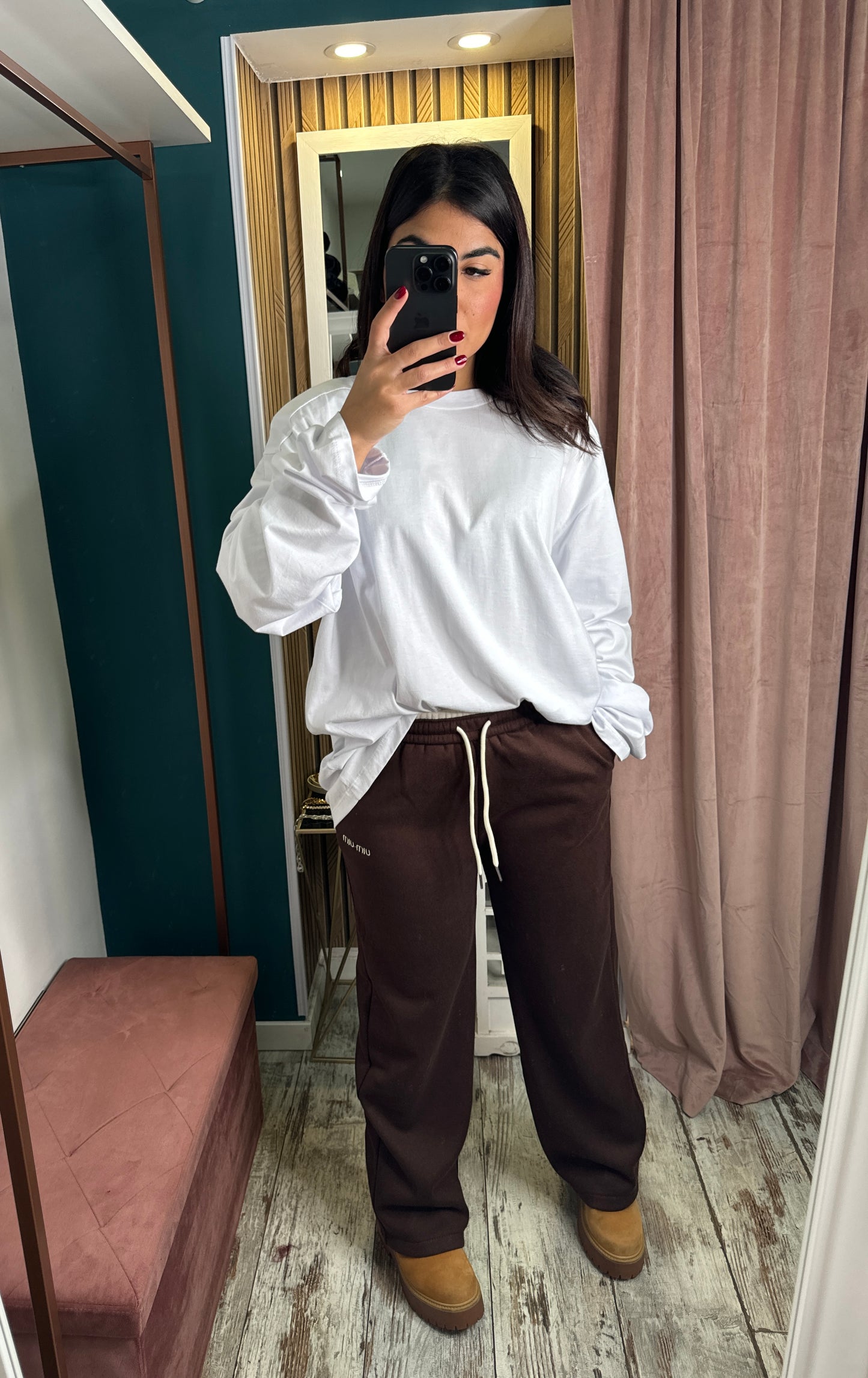 Pantaloni miu brown