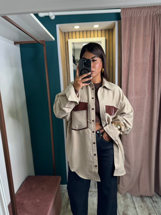 Camicia over beige