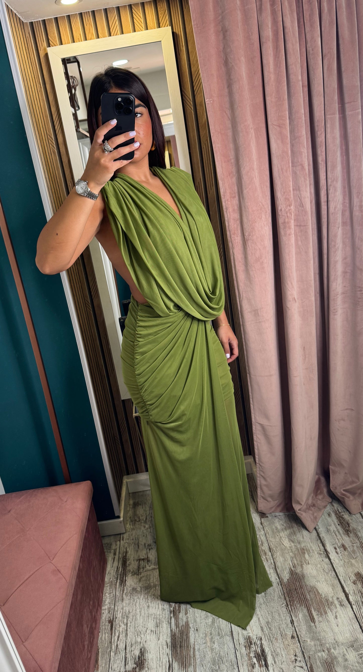 Vestito Lumina verde