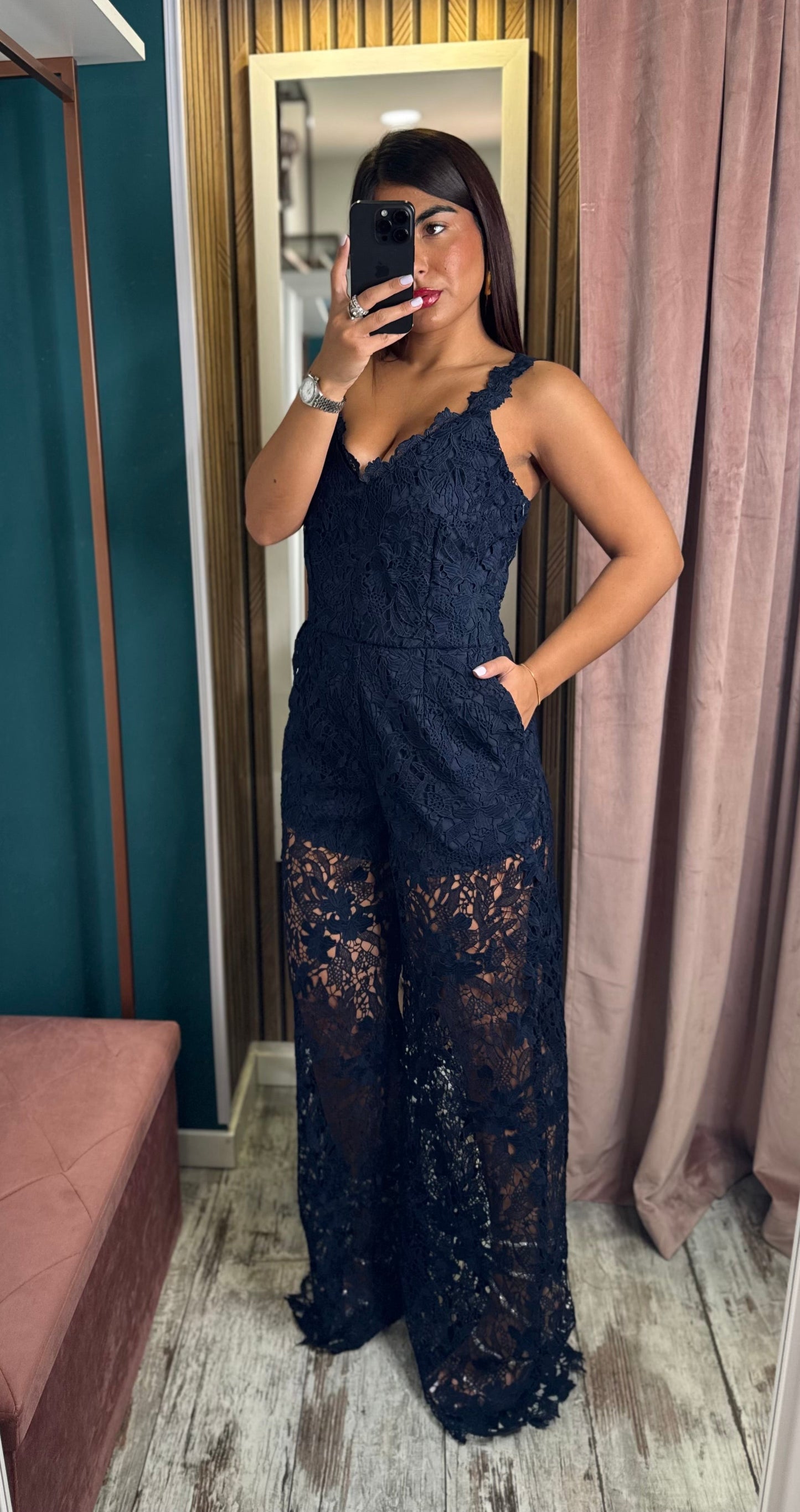 Jumpsuit macramè Lumina