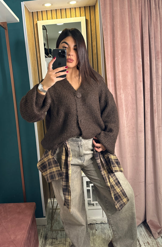 Cardigan brown