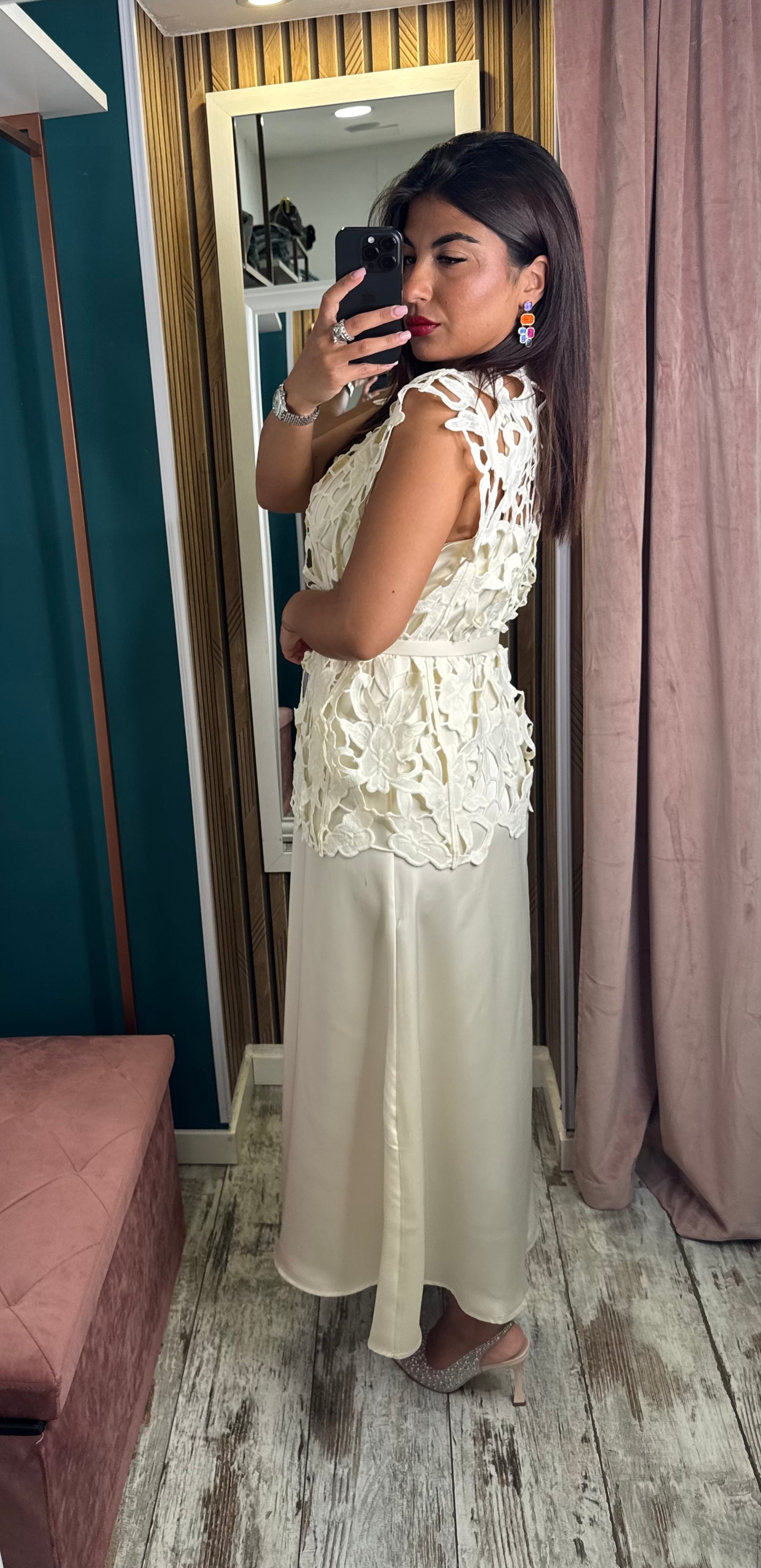 Vestito Demetra panna