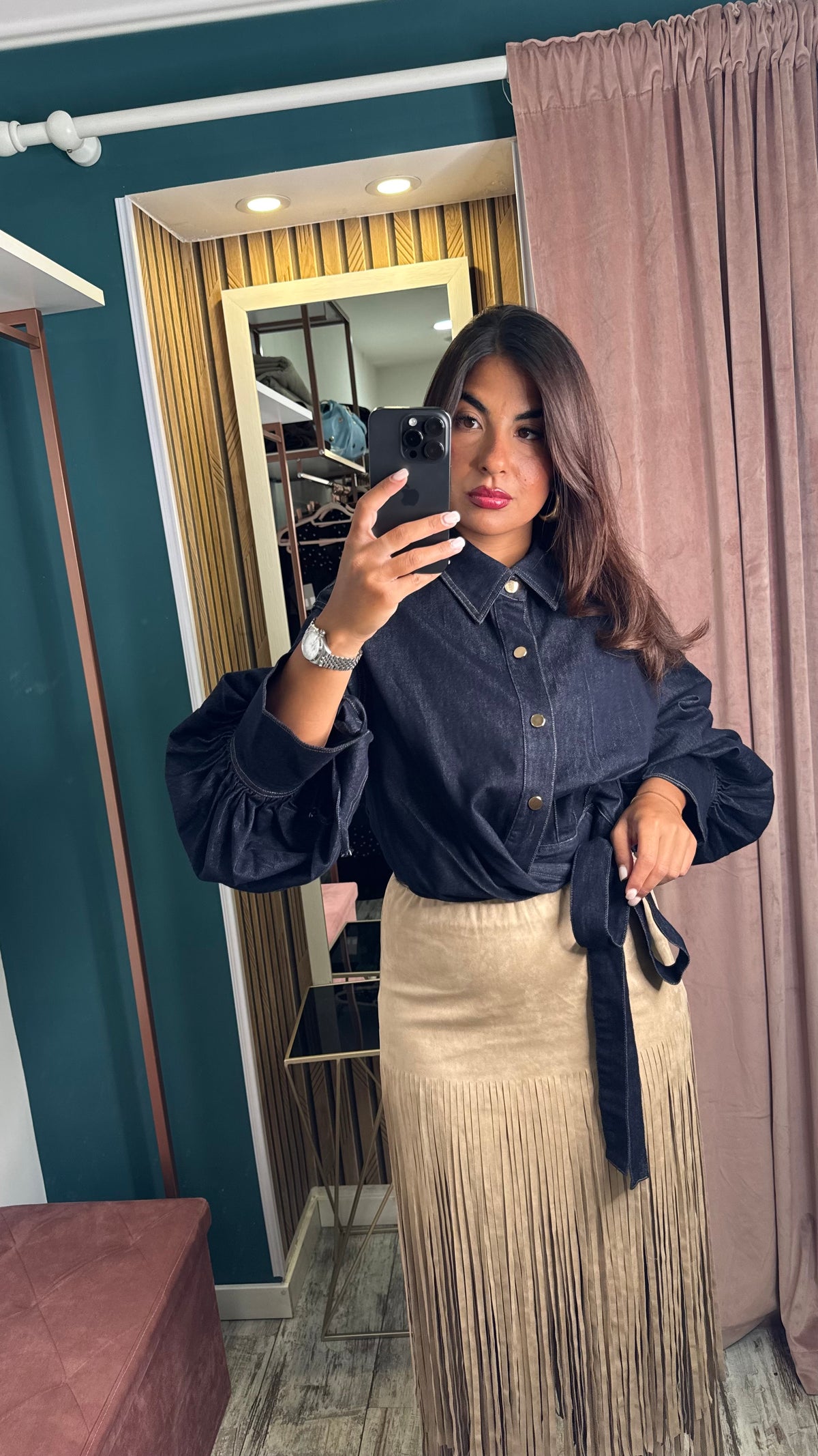 Camicia in denim Sofia