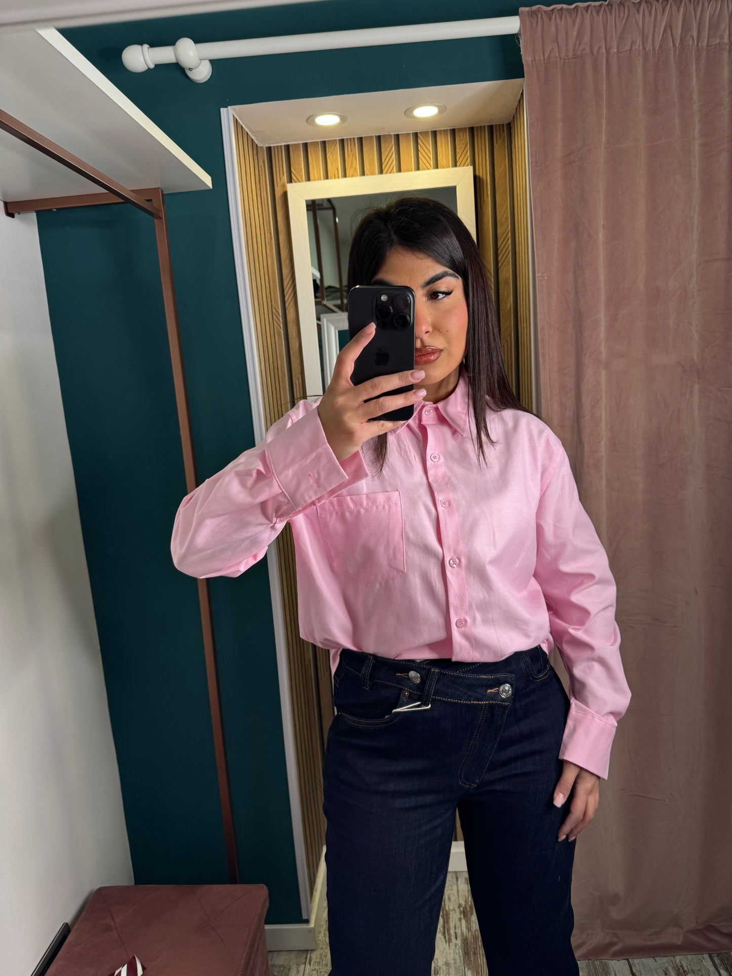 Camicia cotone taschino-