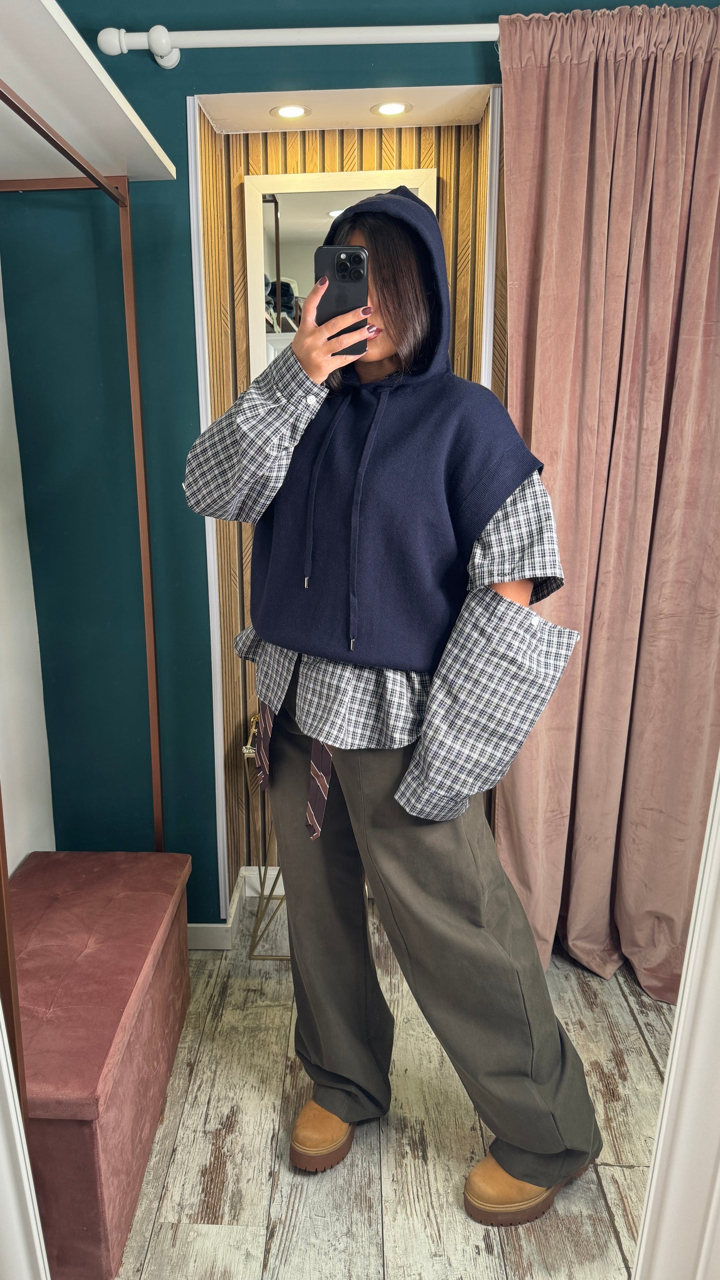 Smanicato lana rasata