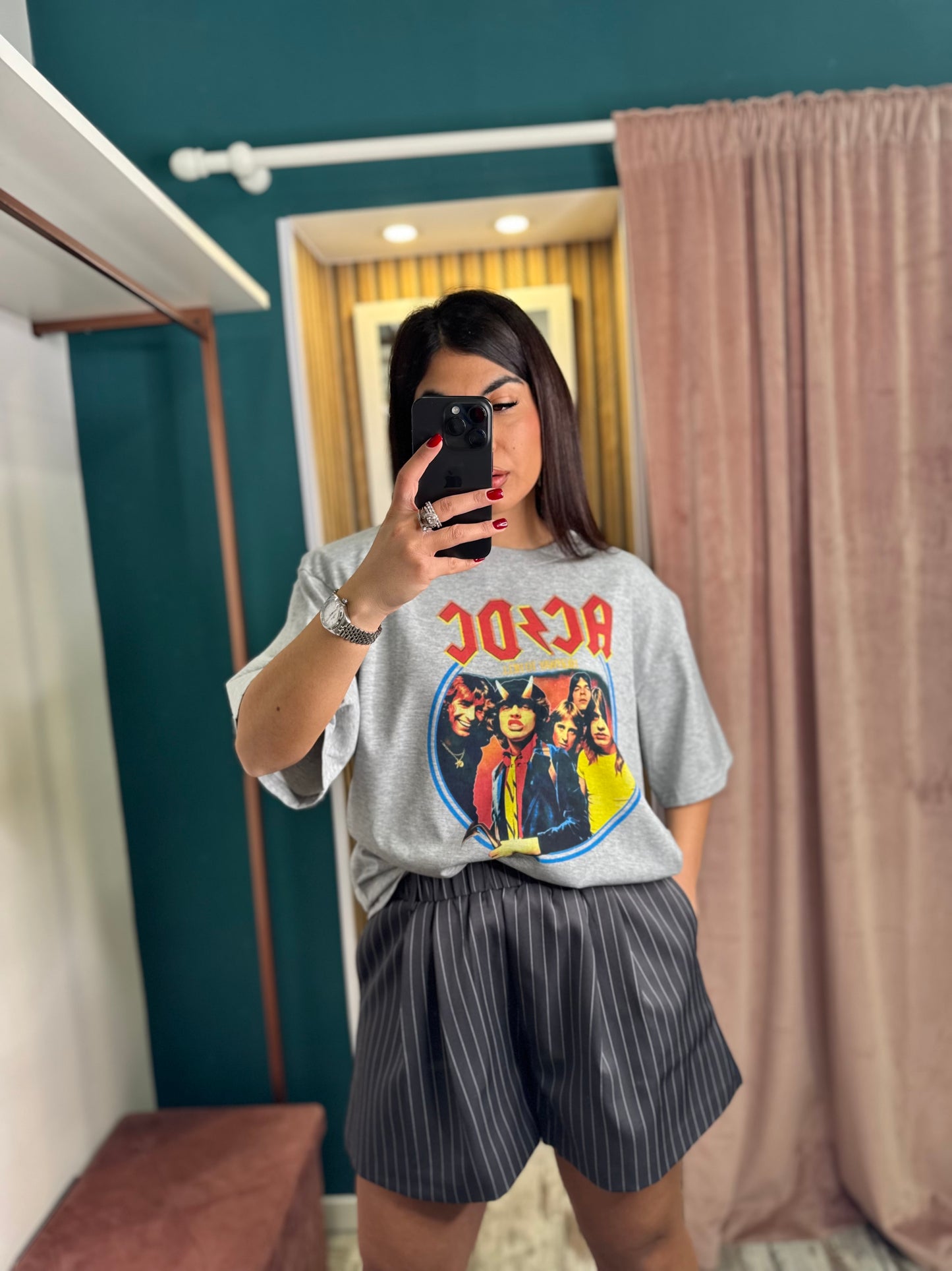 T-Shirt Rock grey