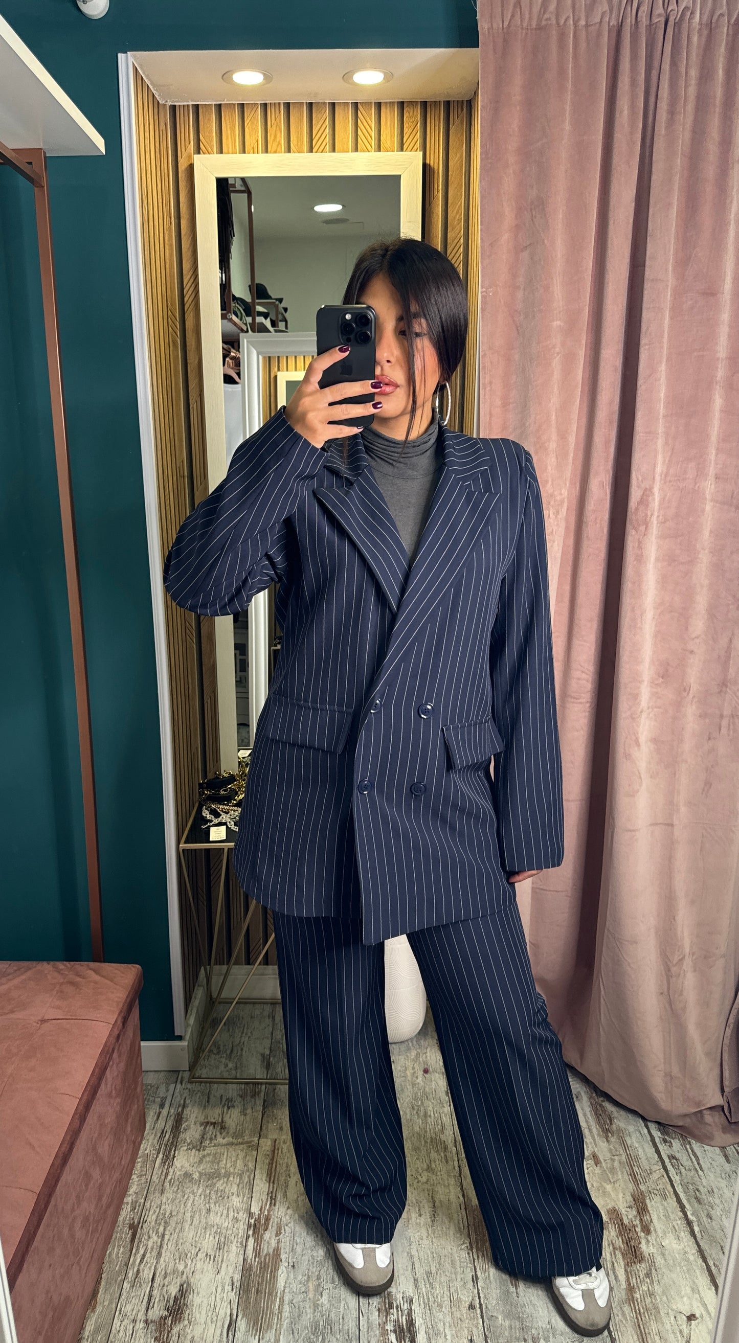 Tailleur gessato Irene