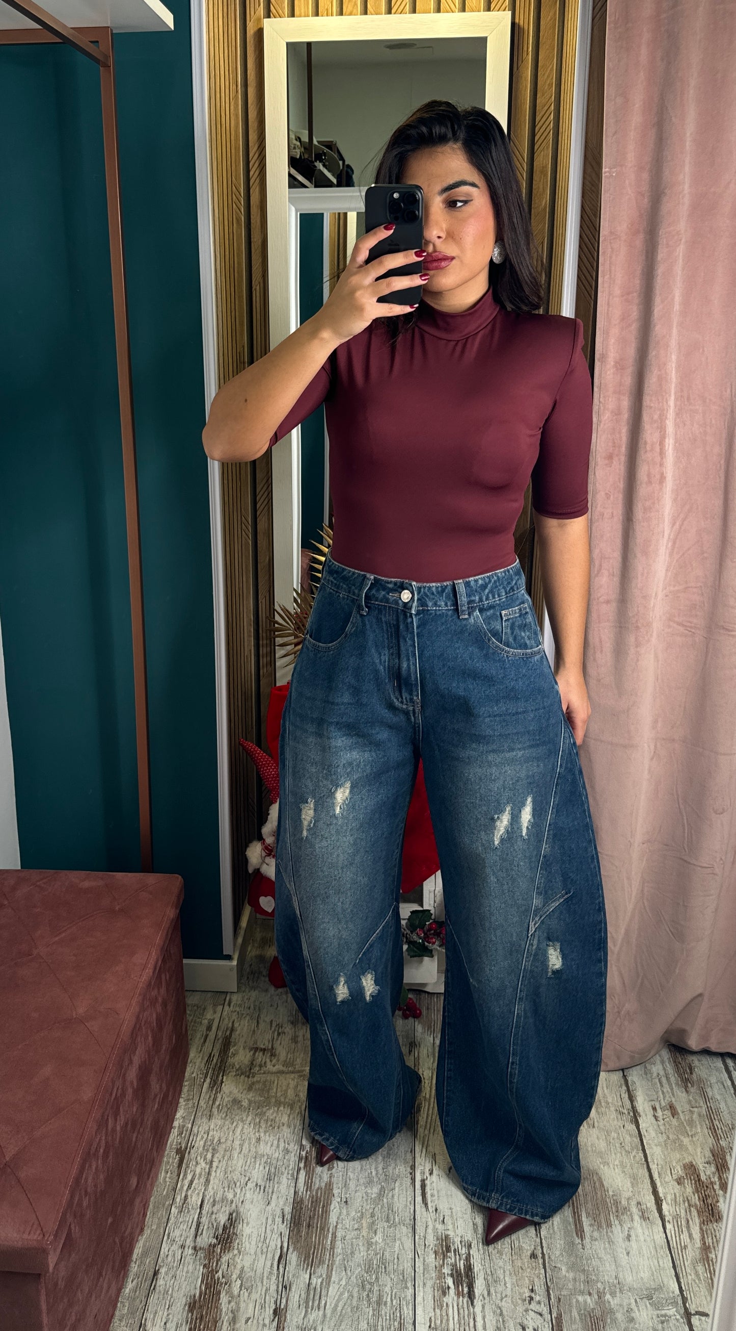 Jeans BallonFit azzurro